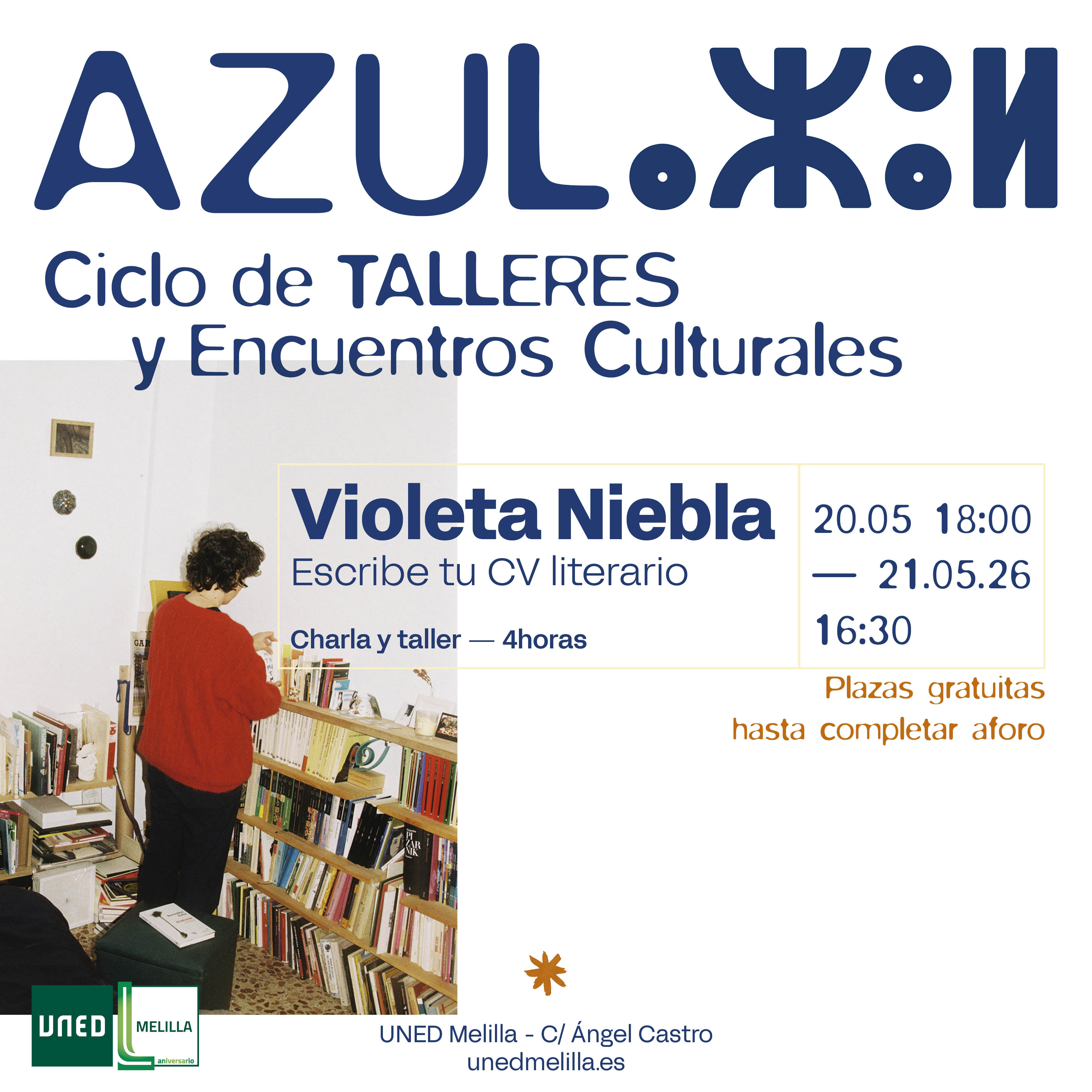 Charla y taller Violeta Niebla: Crea tu CV literario